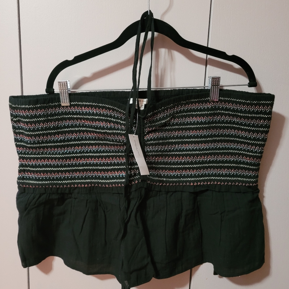 Peplum tube top NWT